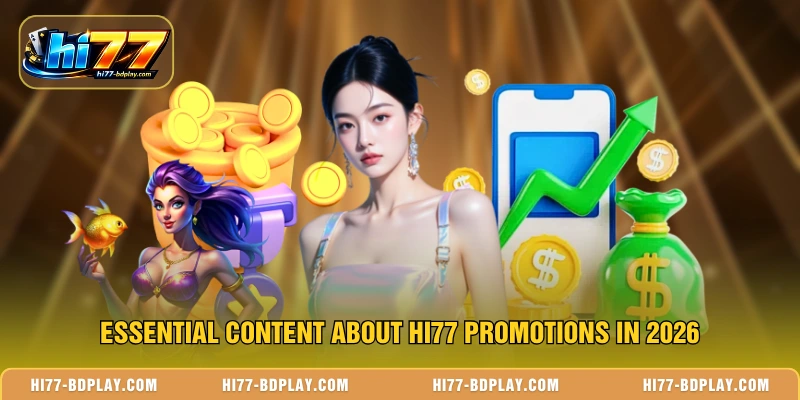 Essential content about HI77 Promotions in 2026