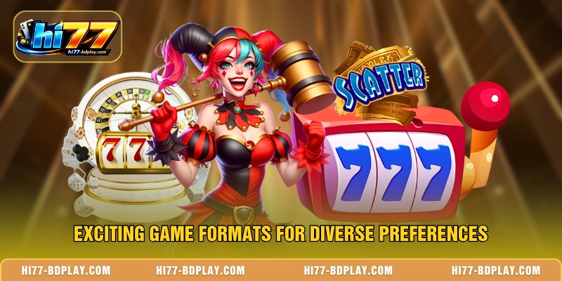 Exciting game formats for diverse preferences