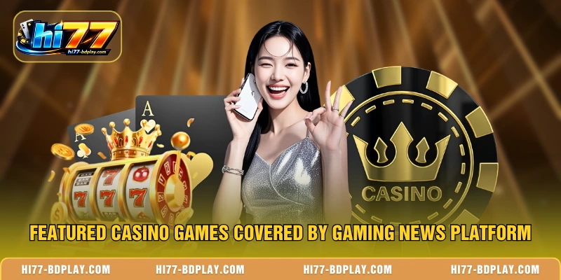 Featured casino games covered by gaming news platform