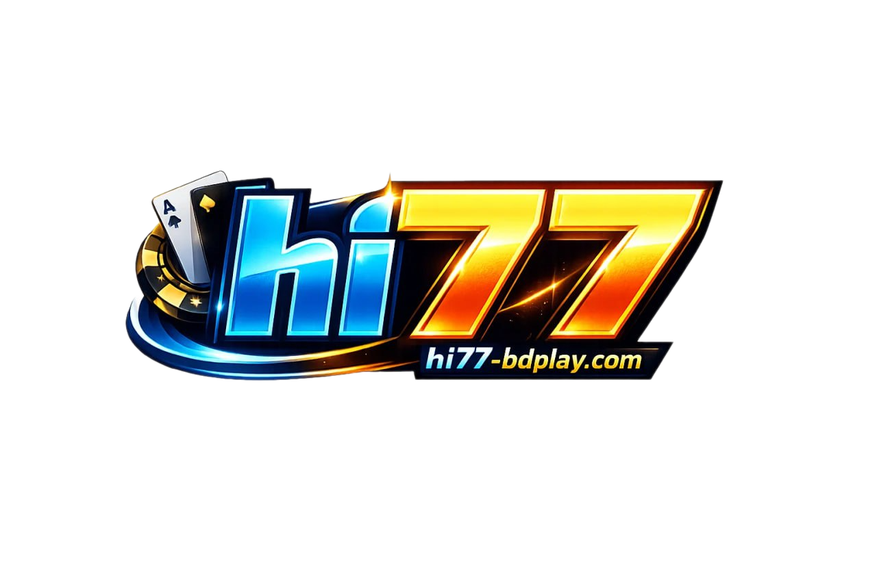 HI77 logo for online sports betting and live casino gaming in Bangladesh