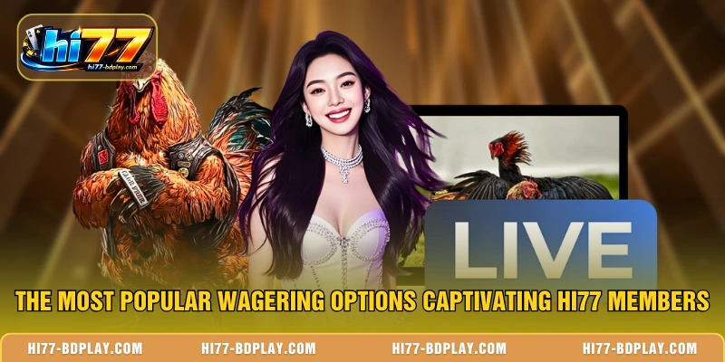 The most popular wagering options captivating HI77 members