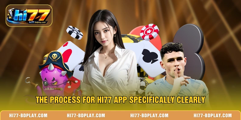 The process for HI77 app specifically clearly